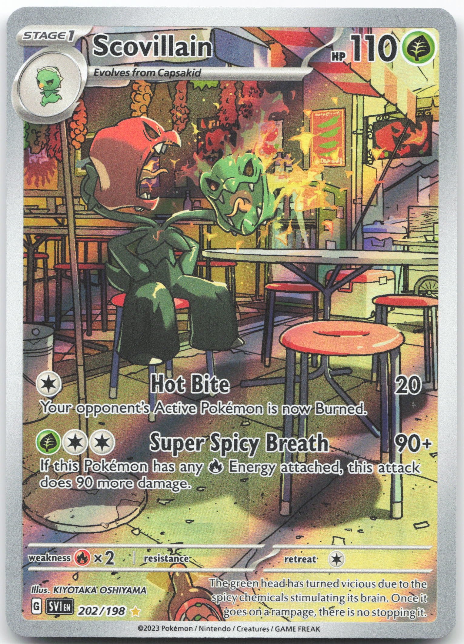 Scovillain - Illustration Rare SV01: Scarlet & Violet Base Set 202/198 NM