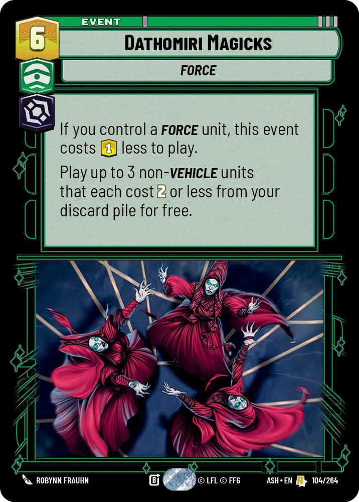 Dathomiri Magicks 104/264 Rare Ashes of the Empire NM/M