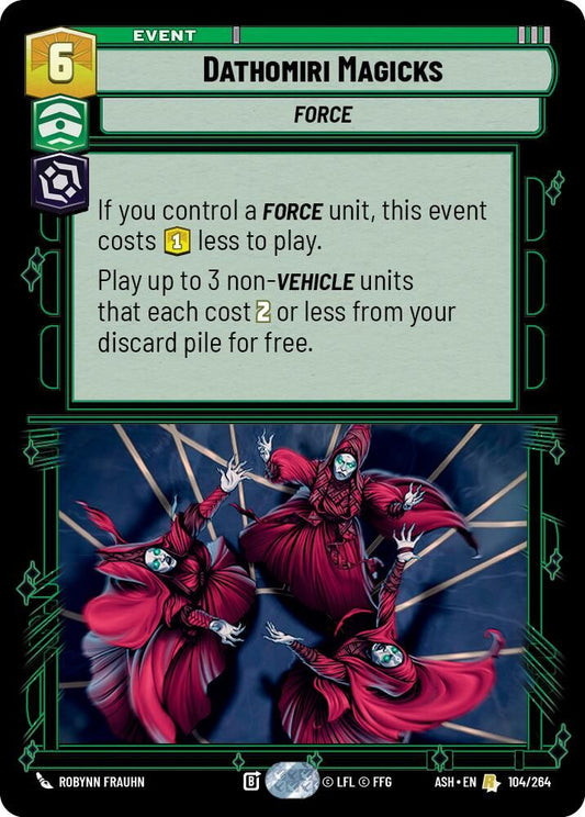 Dathomiri Magicks 104/264 Rare Ashes of the Empire NM/M