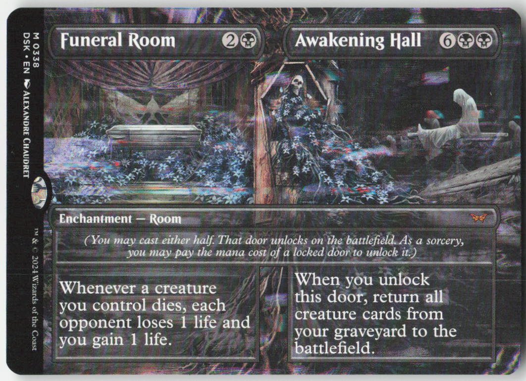 Funeral Room // Awakening Hall (Borderless) M Duskmourn: House of Horror 338 NM
