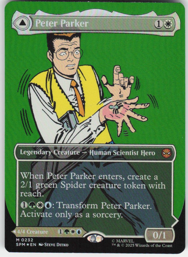 Peter Parker (0232) (Borderless) M Marvel's Spider-Man 232 NM – Raptor ...