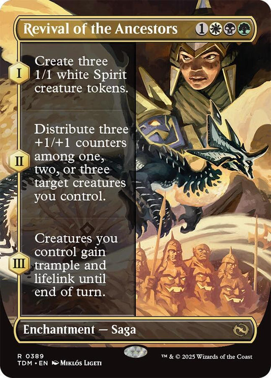 Revival of the Ancestors (Borderless) 389 Foil Rare Tarkir: Dragonstorm NM/M
