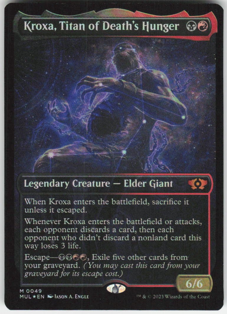 Kroxa, Titan of Death's Hunger M March of the Machine: Multiverse Legends 49 NM 