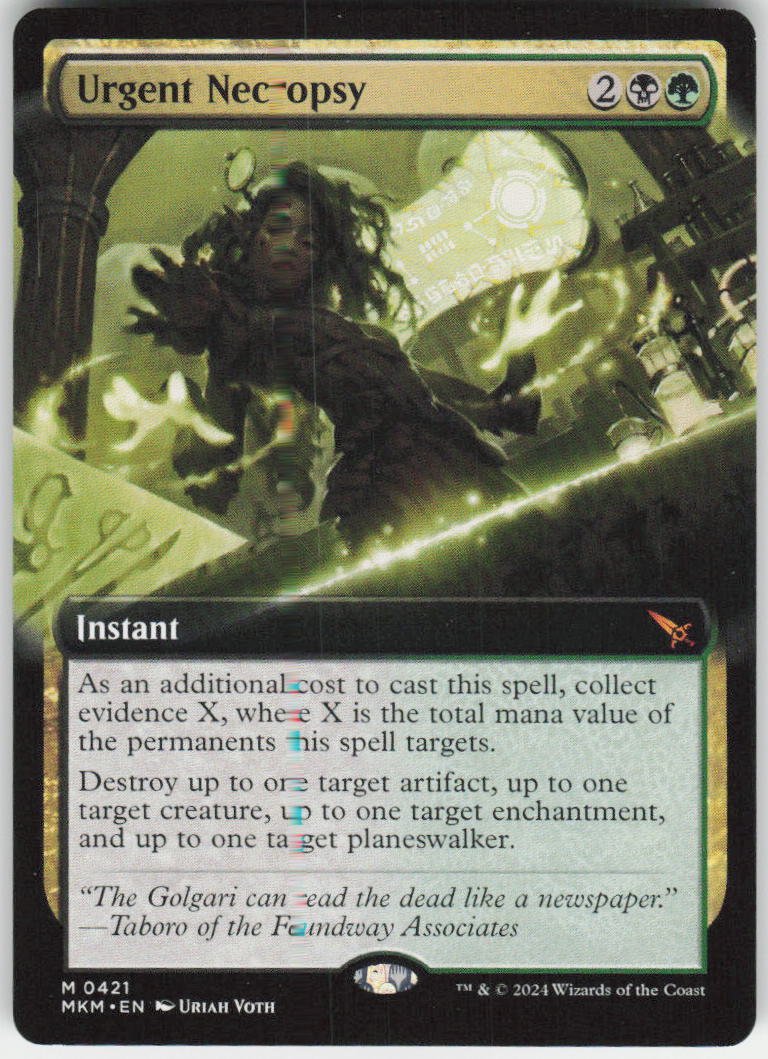 Urgent Necropsy (Extended Art) M Murders at Karlov Manor 421 NM