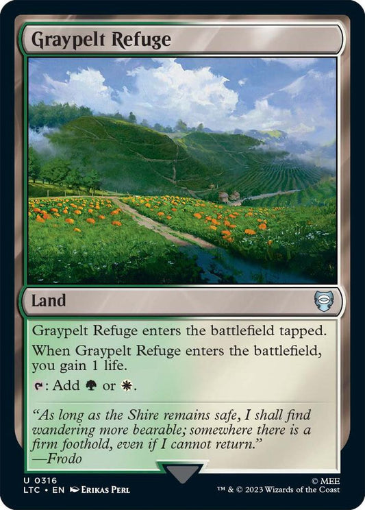 Graypelt Refuge 316 Commander: The Lord of the Rings: Tales of Middle-earth NM/M