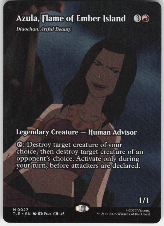 Azula, Flame of Ember Island - Diaochan, Artful Beauty (Borderless) M Avatar: The Last Airbender: Eternal-Legal 27 NM