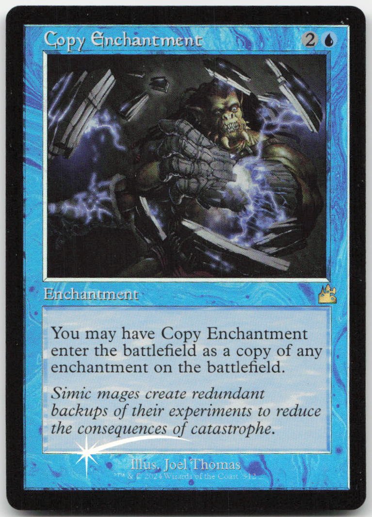 Copy Enchantment (Retro Frame) R Ravnica Remastered 312 NM
