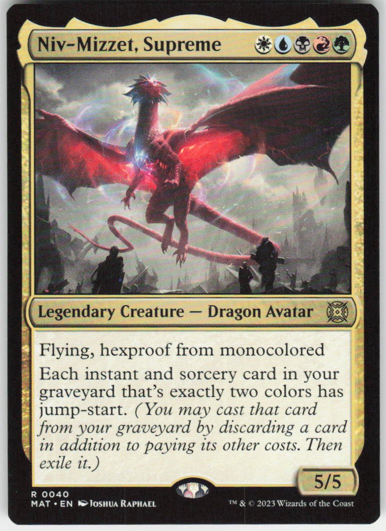 Niv-Mizzet, Supreme R March of the Machine: The Aftermath 40 NM