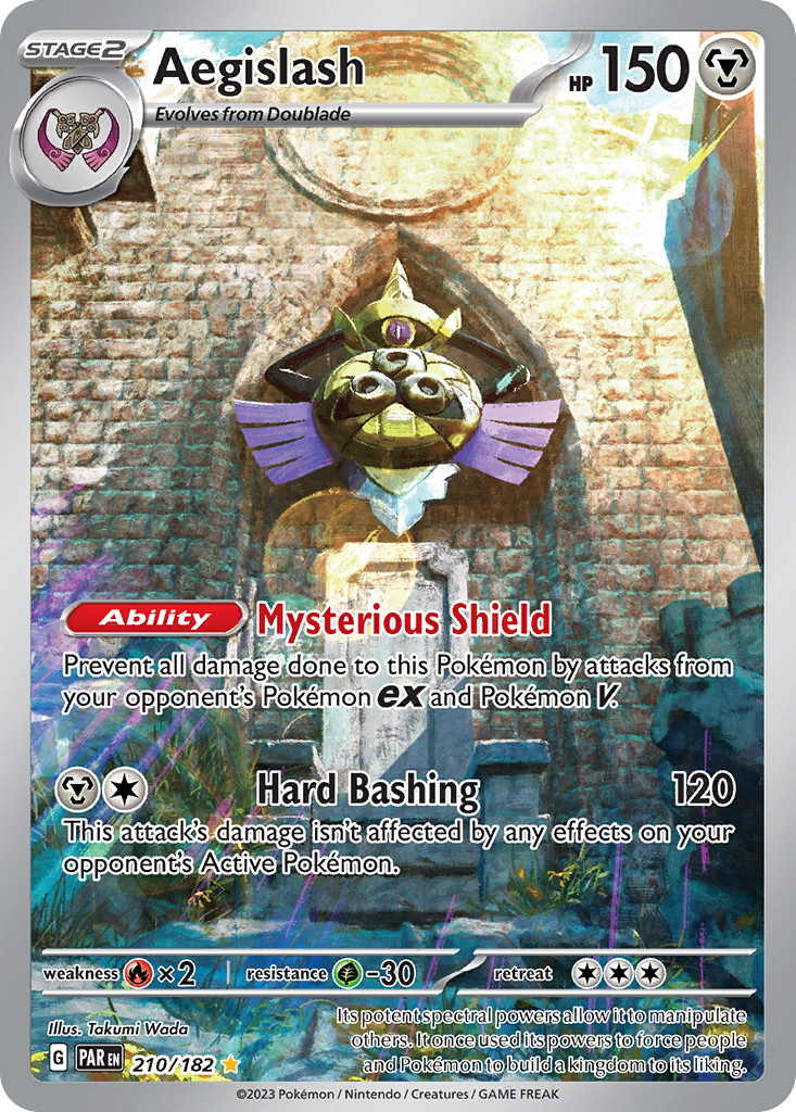 Aegislash 210/182 Illustration Rare Paradox Rift NM/M