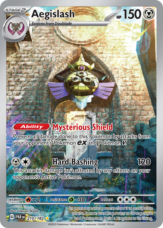 Aegislash 210/182 Illustration Rare Paradox Rift NM/M