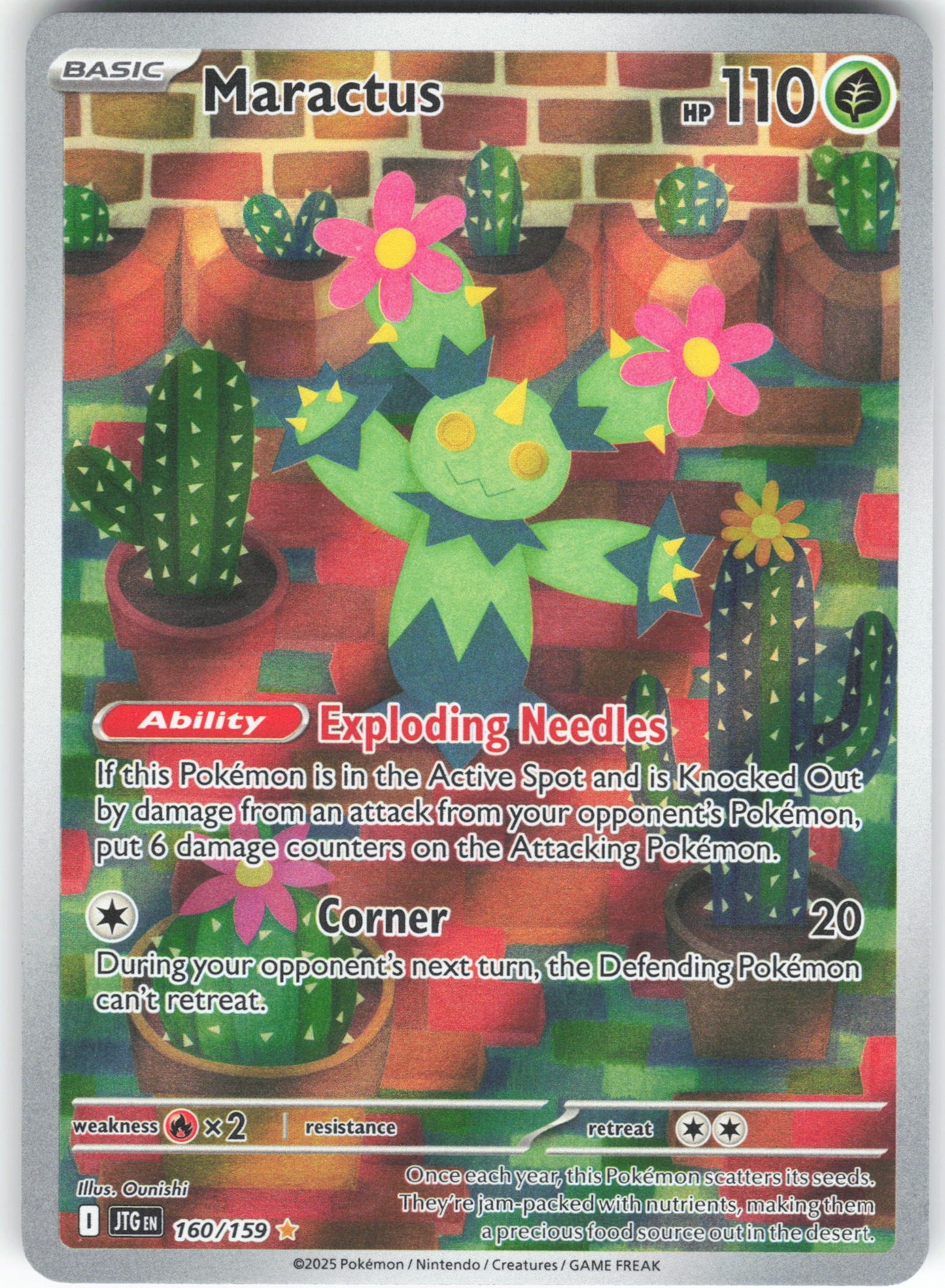 Maractus - Illustration Rare SV09: Journey Together 160/159 NM
