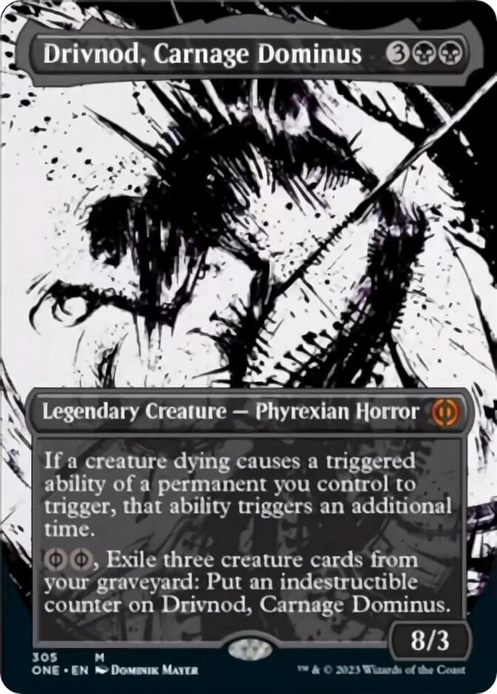 Drivnod, Carnage Dominus (Showcase) 305 Mythic Phyrexia: All Will Be One NM/M