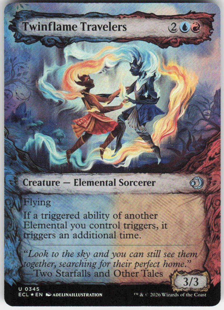 Twinflame Travelers (Showcase Foil) U Lorwyn Eclipsed 345 NM