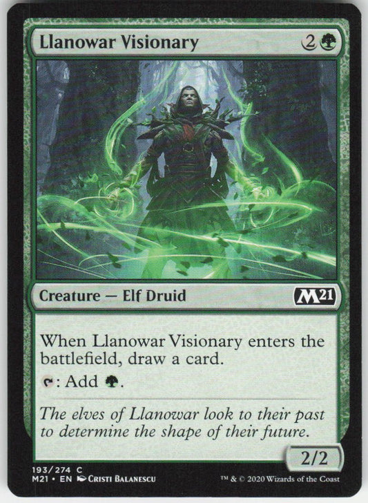 Llanowar Visionary C Core Set 2021 193 NM