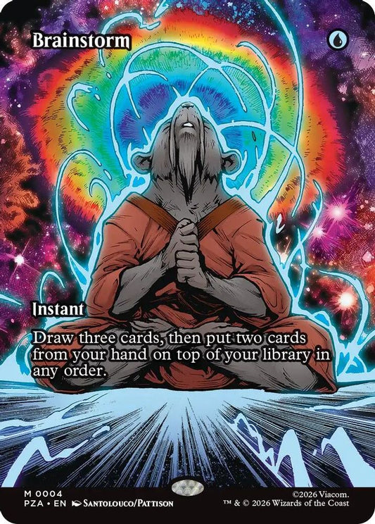 Brainstorm (Borderless) 4 Mythic Teenage Mutant Ninja Turtles NM/M