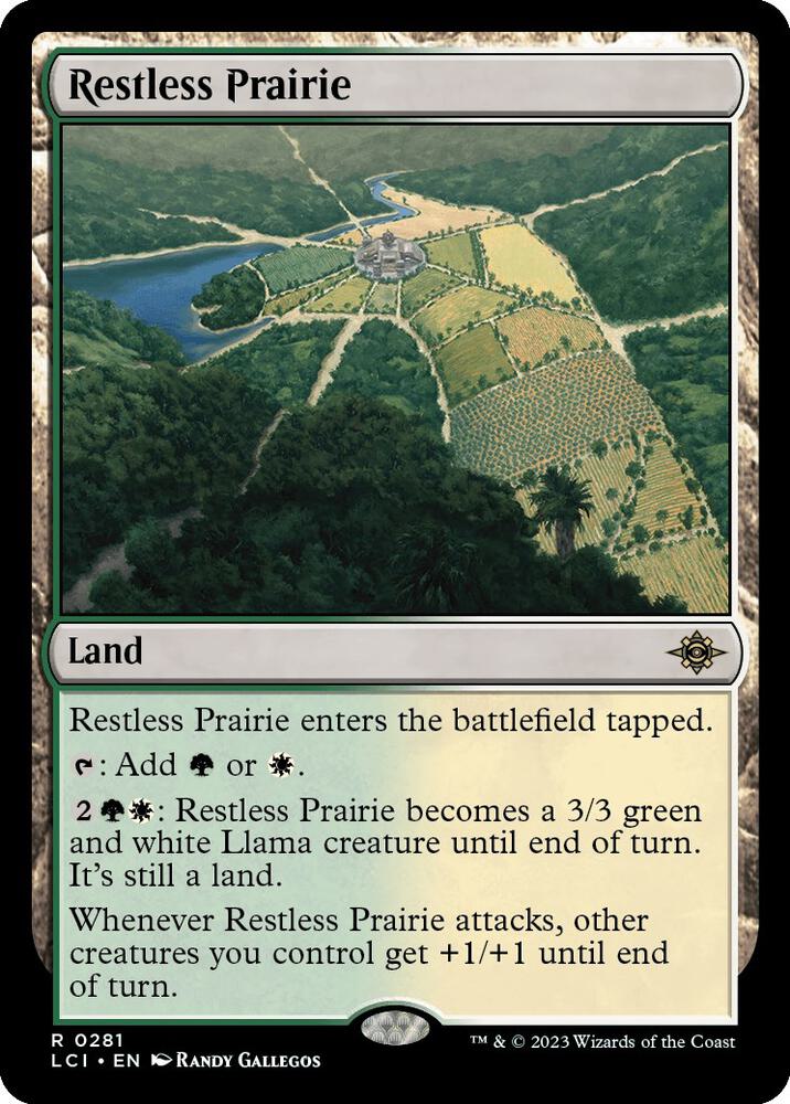 Restless Prairie 281 Foil Rare The Lost Caverns of Ixalan NM/M