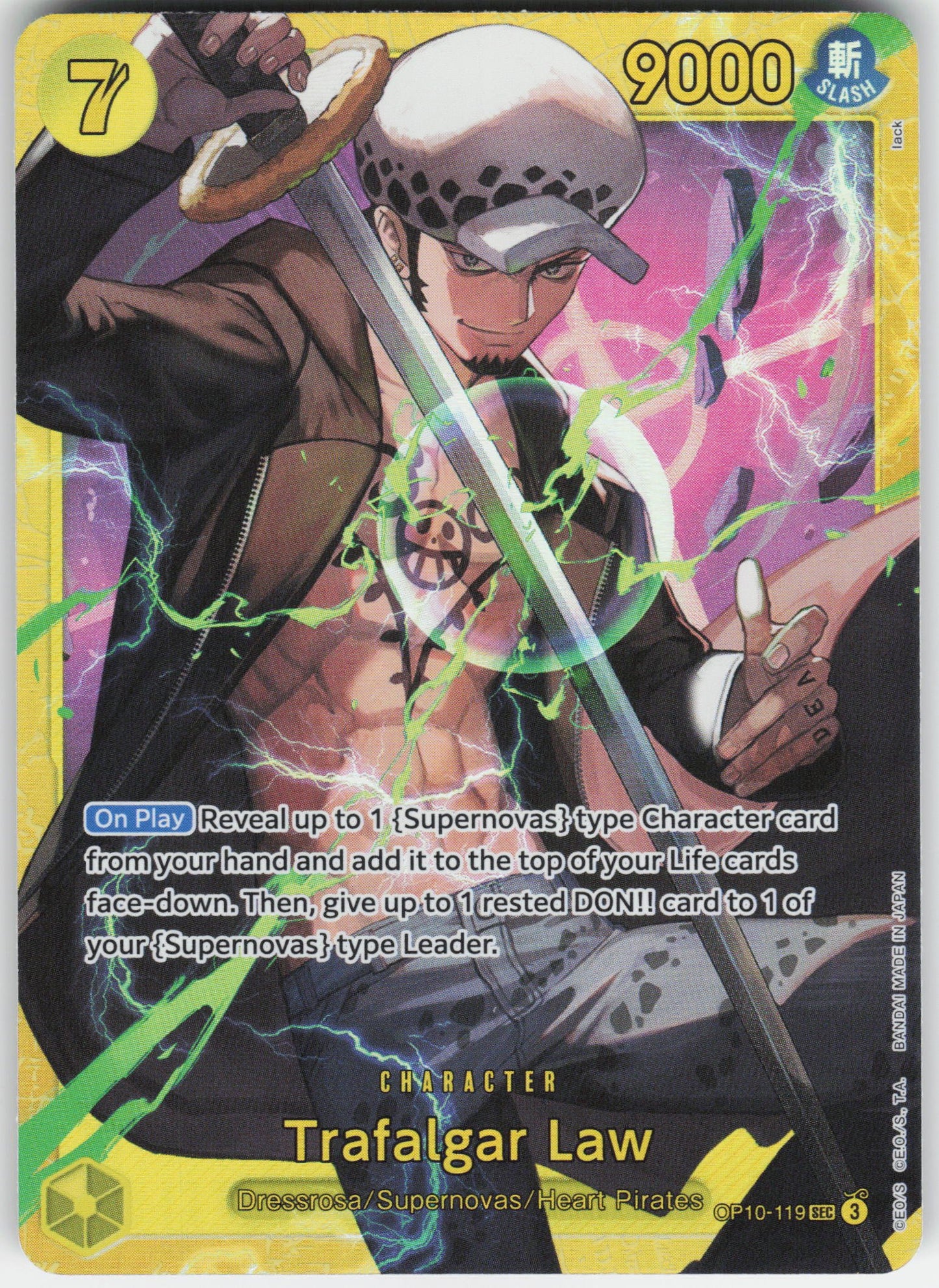 Trafalgar Law (119) SEC Royal Blood OP10-119 NM