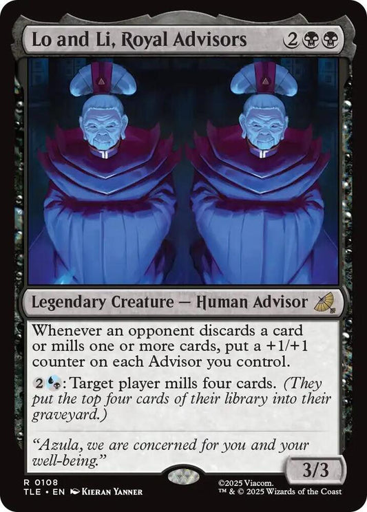 Lo and Li, Royal Advisors 108 Foil Avatar: The Last Airbender: Eternal-Legal NM/M