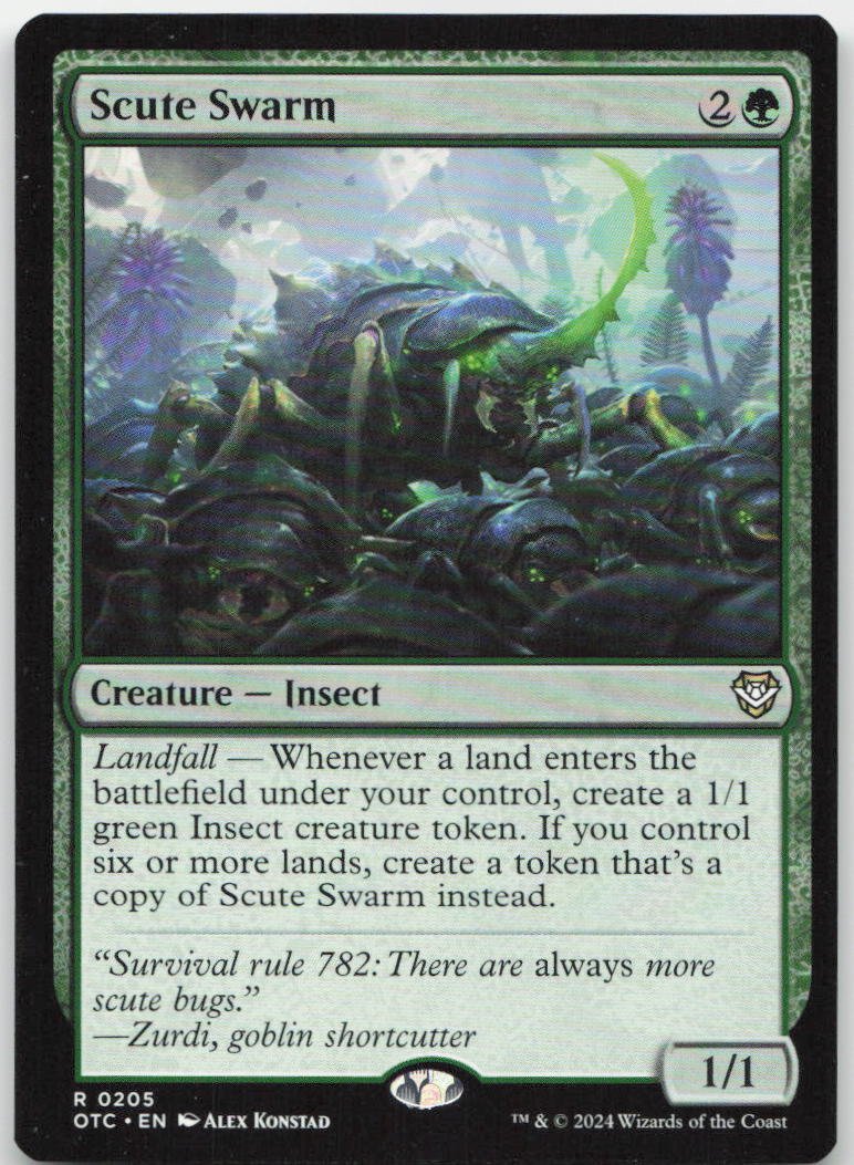 Scute Swarm R Commander: Outlaws of Thunder Junction 205 NM