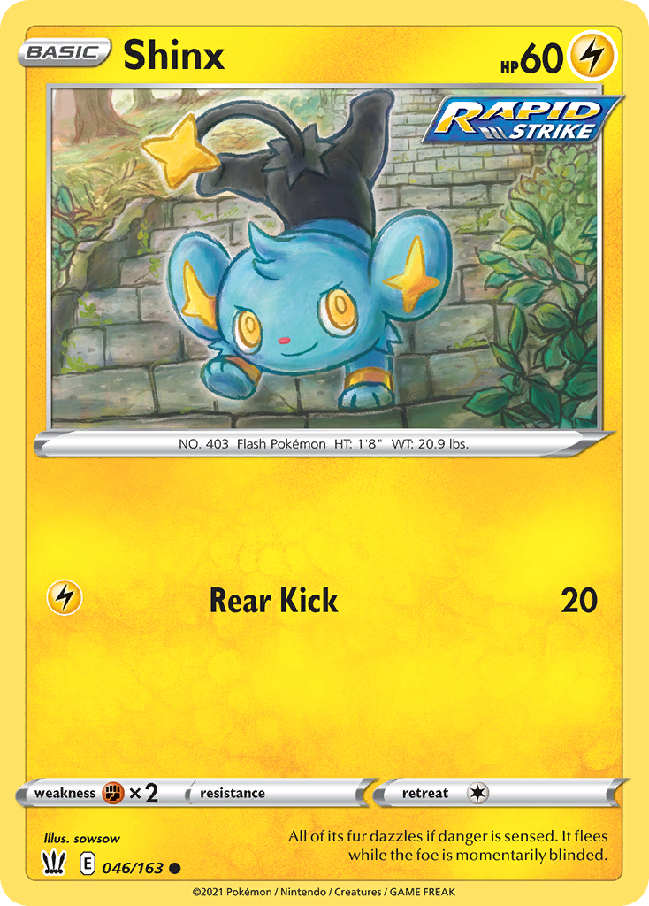 Shinx 046/163 Common Battle Styles NM/LP