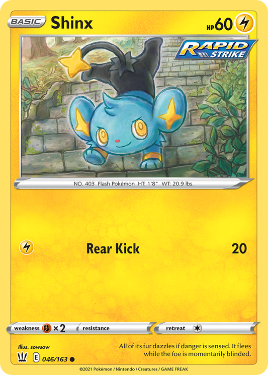 Shinx 046/163 Common Battle Styles NM/LP