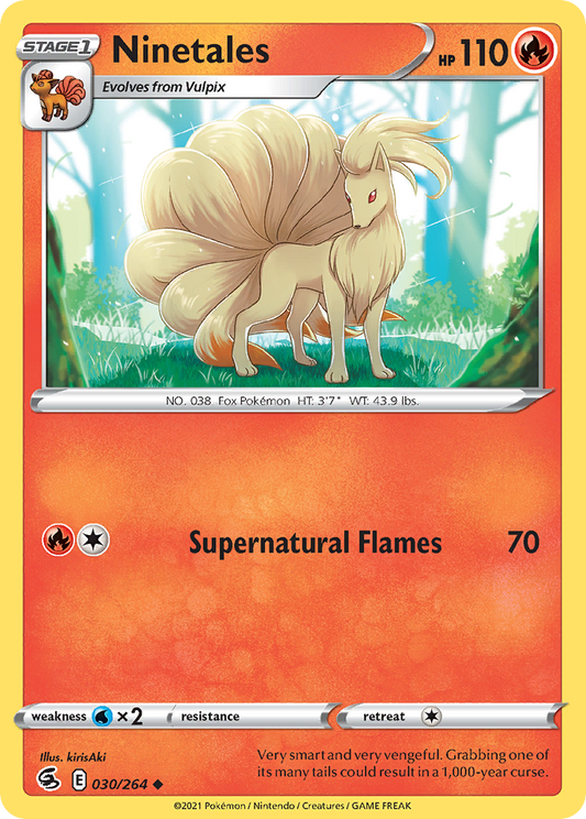 Ninetales 030/264 Uncommon Fusion Strike NM/M