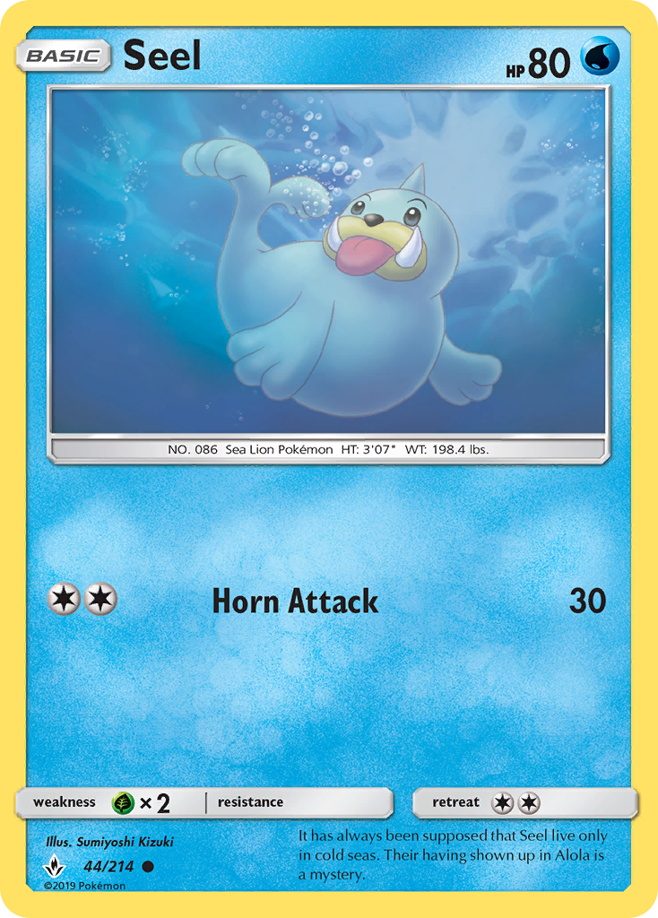 Seel 44/214 Common Reverse Holo Unbroken Bonds NM/M