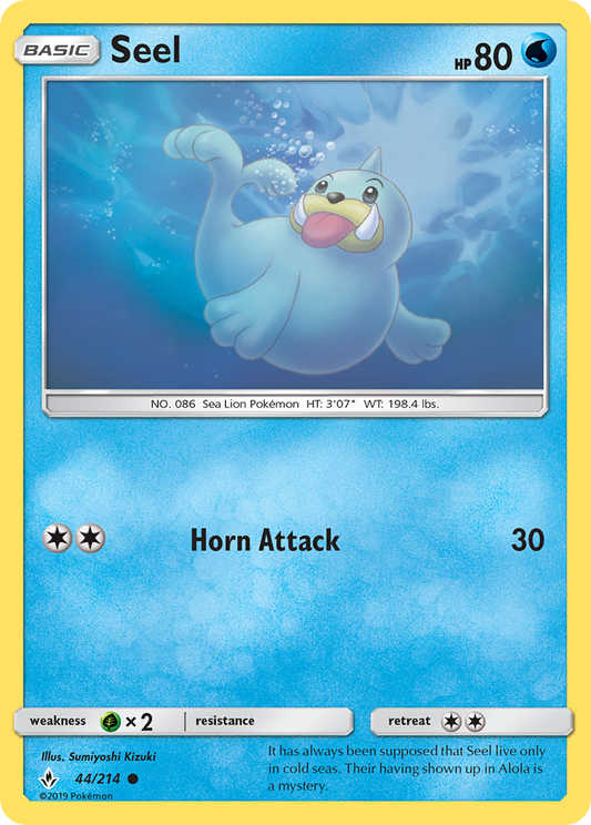 Seel 44/214 Common Reverse Holo Unbroken Bonds NM/M