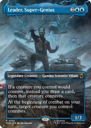 Leader, Super-Genius (Borderless) 330 Rare Marvel Super Heroes NM/M