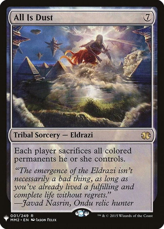 All Is Dust 1 Rare The List Reprints NM/M