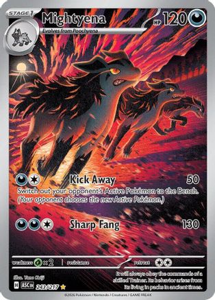 Mightyena 243/217 Illustration Rare Ascended Heroes NM/M