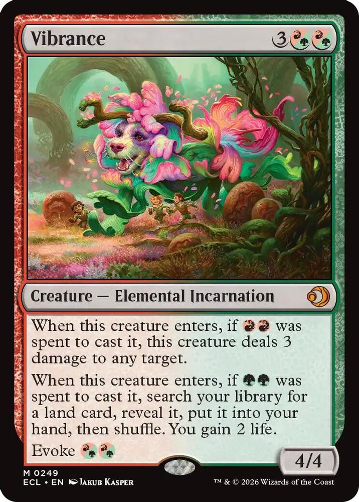 Vibrance 249 Mythic Foil Lorwyn Eclipsed NM/M
