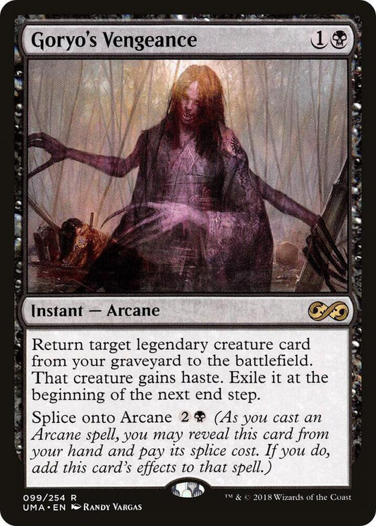 Goryo's Vengeance 99 Rare Foil Ultimate Masters NM/M