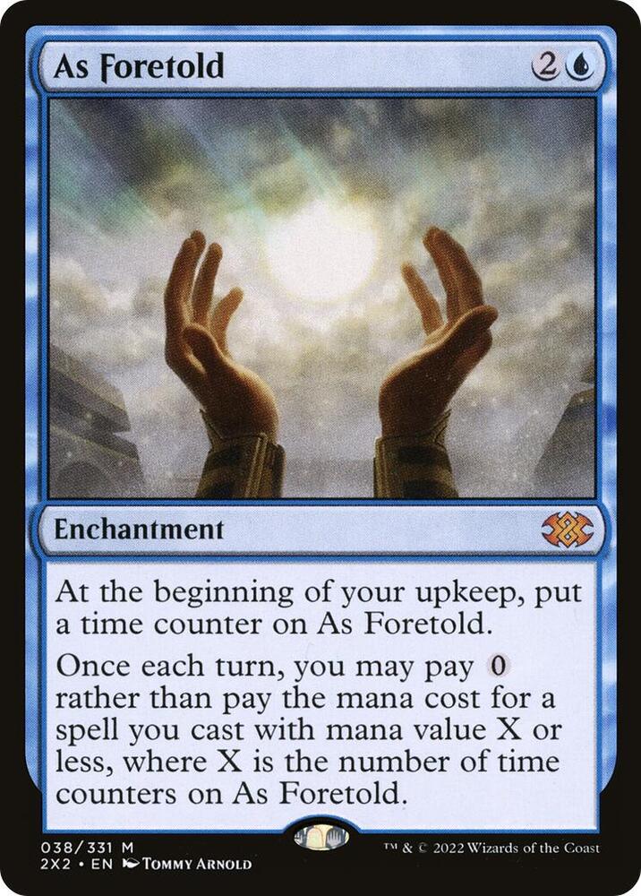 As Foretold 38 Mythic Double Masters 2022 NM/M