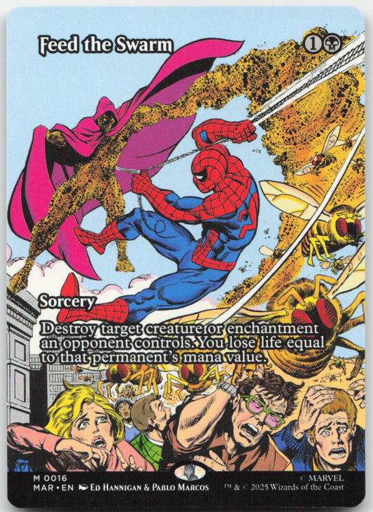 Feed the Swarm (Borderless) M Marvel Eternal-Legal 16 NM