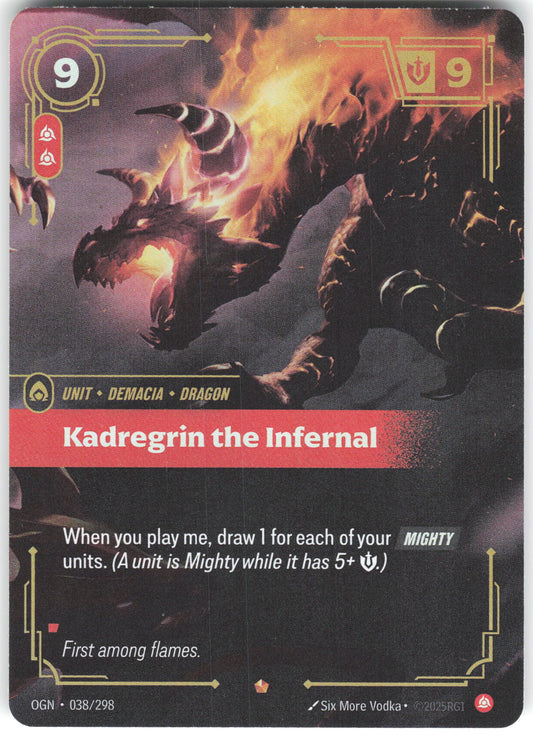 Kadregrin the Infernal Epic Origins 038/298 NM