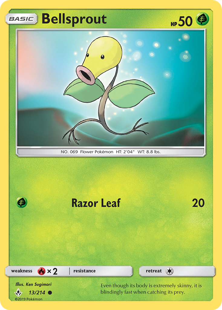 Bellsprout 13/214 Common Unbroken Bonds NM/LP