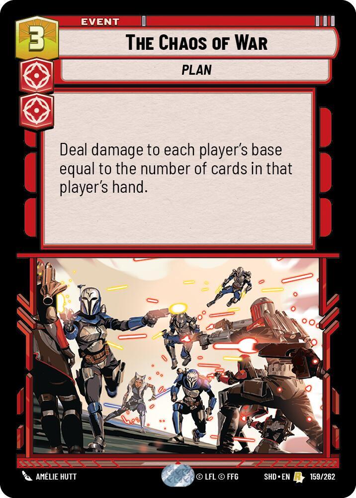 The Chaos of War 159/262 Rare Shadows of the Galaxy NM/M