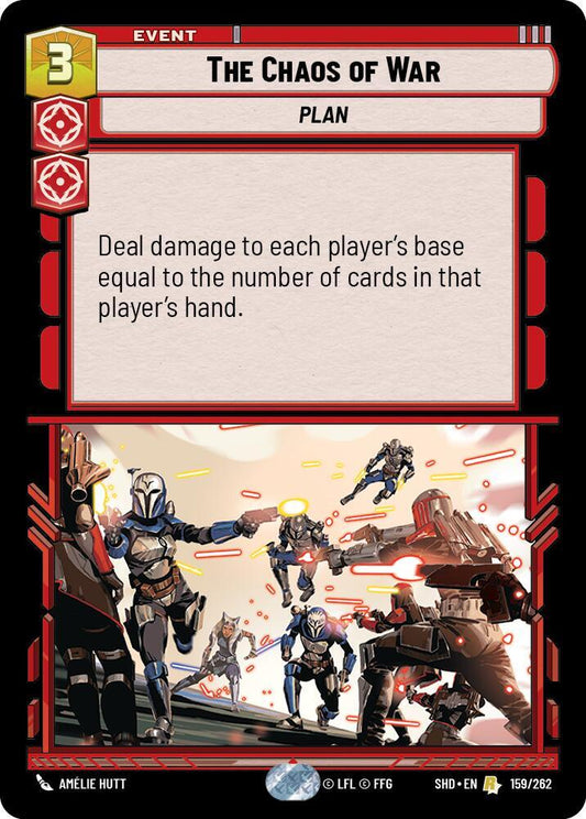 The Chaos of War 159/262 Rare Shadows of the Galaxy NM/M