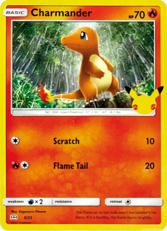 Charmander 009/025 Promo Holo McDonald's 25th Anniversary Promos NM/M