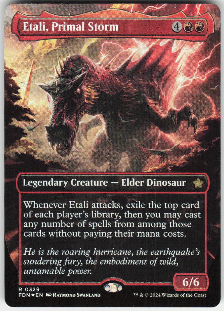 Etali, Primal Storm (Borderless) R Foundations 329 NM