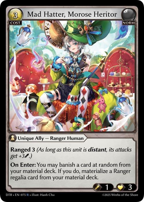 Mad Hatter, Morose Heritor 075 Rare Distorted Reflections NM