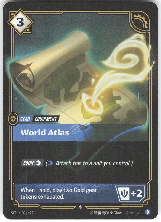 World Atlas Rare Spiritforged 086/221 NM