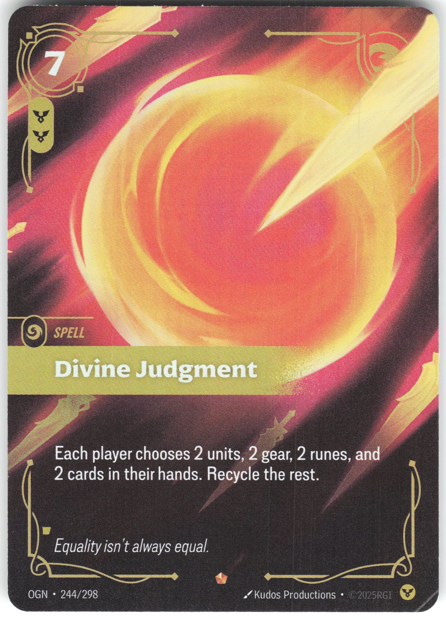 Divine Judgment Epic Origins 244/298 NM
