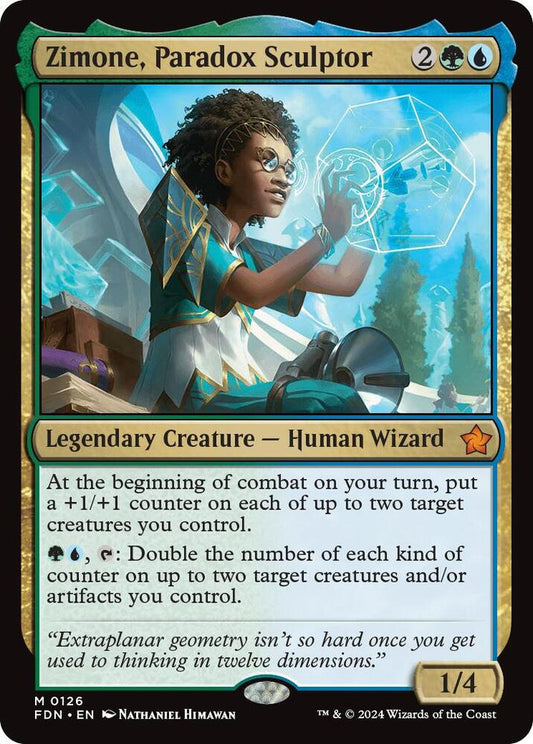 Zimone, Paradox Sculptor 126 Mythic Foundations NM/M