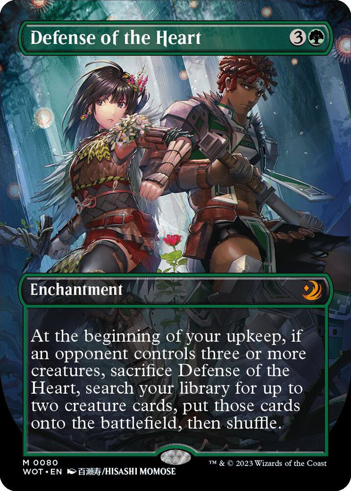 Defense of the Heart (Anime Borderless) 80 Wilds of Eldraine: Enchanting Tales NM/M