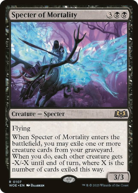 Specter of Mortality 107 Rare Wilds of Eldraine NM/M