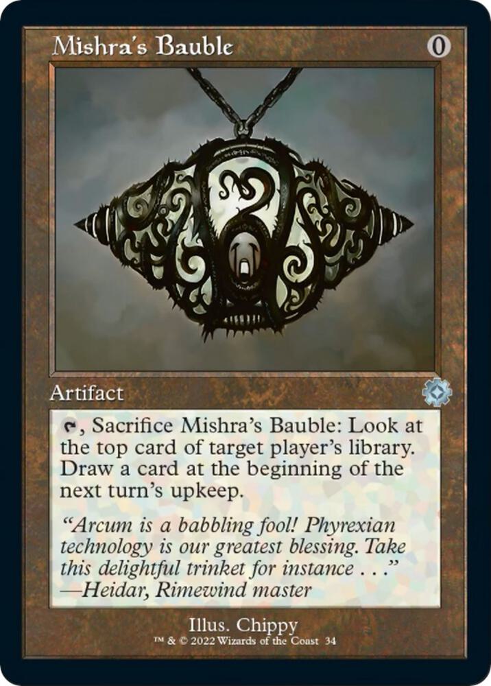 Mishra's Bauble 34 Uncommon The Brothers' War: Retro Frame Artifacts NM/M