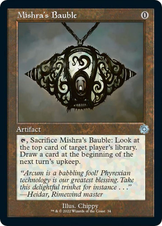 Mishra's Bauble 34 Uncommon The Brothers' War: Retro Frame Artifacts NM/M