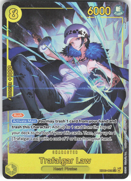 Trafalgar Law (Alternate Art) SEC Extra Booster: One Piece Heroines Edition EB03-062 NM